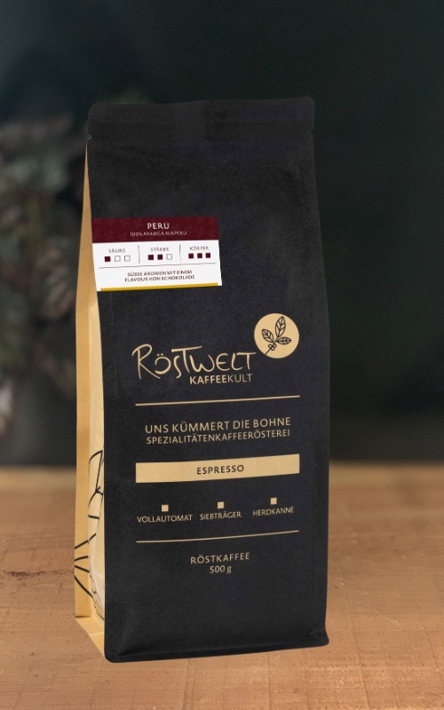 Peru Kaffeebohnen für Vollautomaten