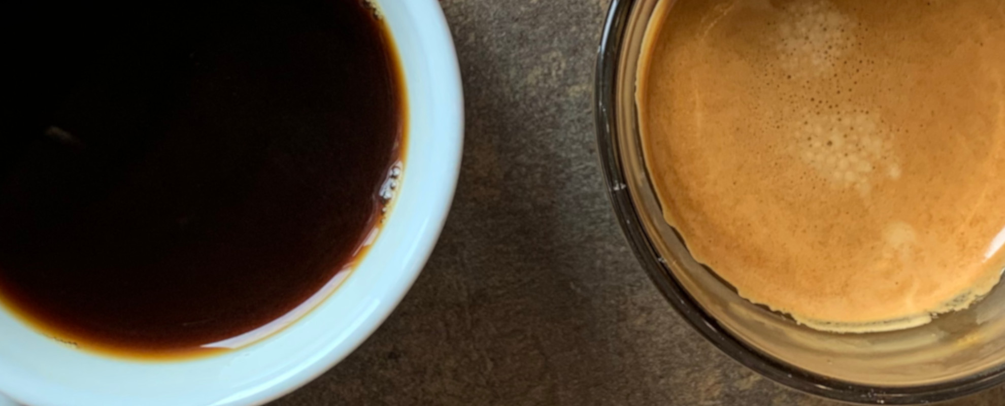 Cafe crema vs Espresso