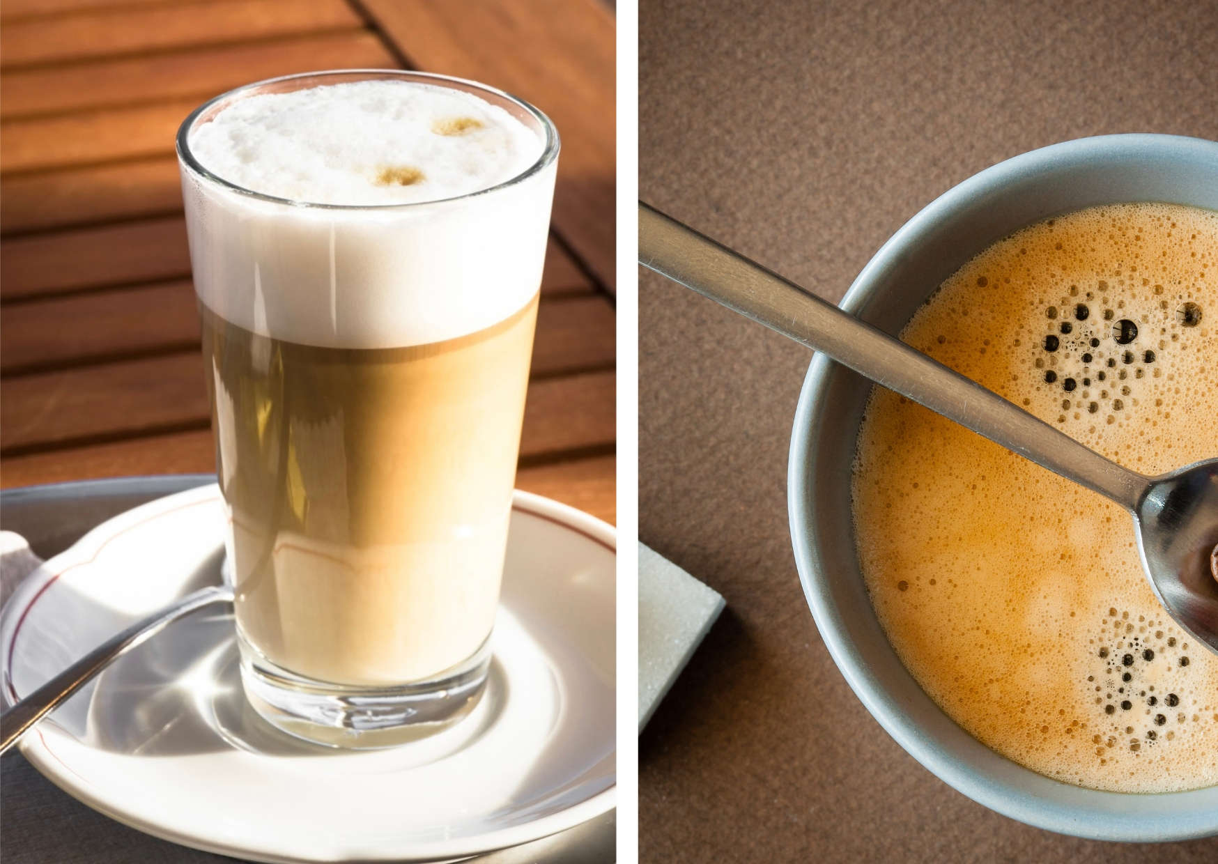 Cafe Creama vs Latte Macchiato